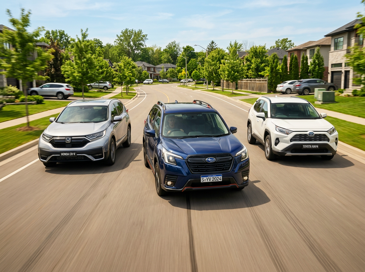 Subaru Forester vs. Honda CRV vs. Toyota Rav4