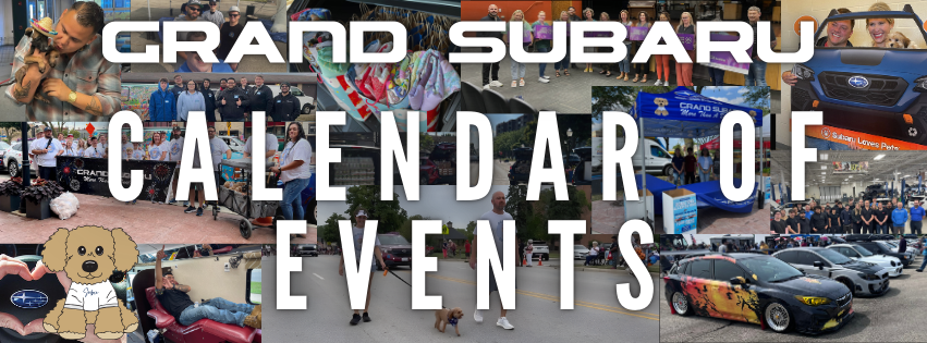 Grand Subaru Calendar of events