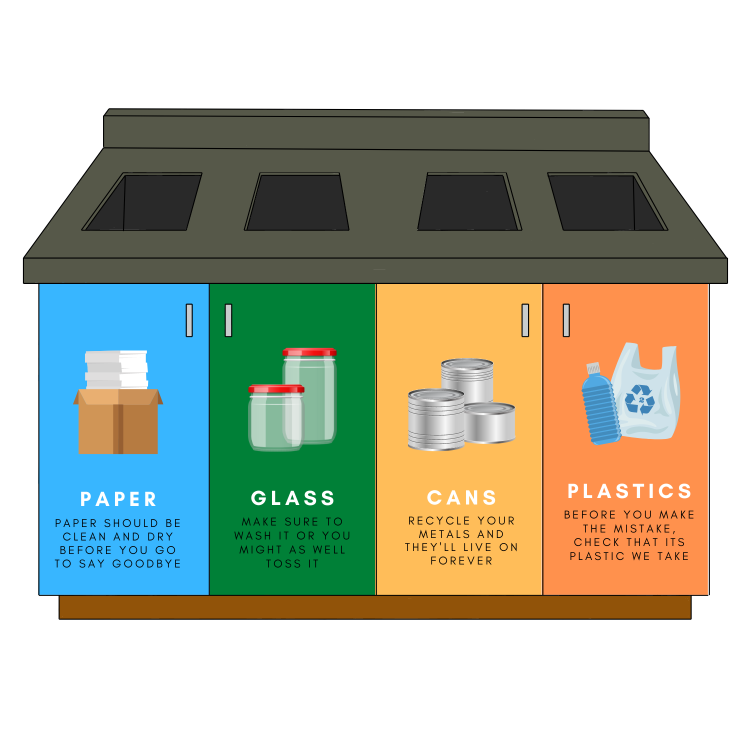 Recycling Center Wrap (Logo)
